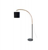 Lampadaire arqué - h 190 cm - noir