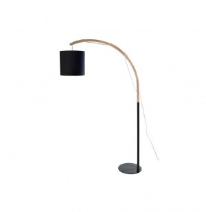 Lampadaire arqué - h 190 cm - noir