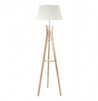 Lampaire trepied avec tablette - h 156 cm