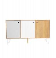 Buffet 3 portes - shulg - 143 x 40 x 80 cm
