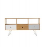 Meuble bas scandinave - shulg - 140 x 40 x 60 cm