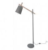 Lampadaire réglable - hyto - h 166 cm - gris