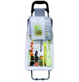 Chariot de courses - caddie fun - gris