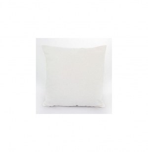 Coussin déhoussable - 38 x 38 cm - coton et polyester - ivoire