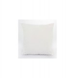 Coussin déhoussable - 38 x 38 cm - coton et polyester - ivoire