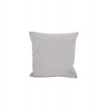 Coussin déhoussable - 38 x 38 cm - coton et polyester - gris