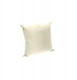 Coussin déhoussable - 38 x 38 cm - coton et polyester - lin