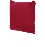 Coussin déhoussable - 38 x 38 cm - coton et polyester - corail