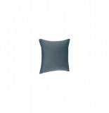 Coussin déhoussable - 38 x 38 cm - coton et polyester - bleu