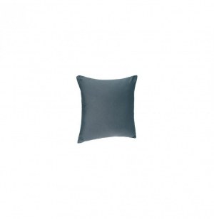 Coussin déhoussable - 38 x 38 cm - coton et polyester - bleu