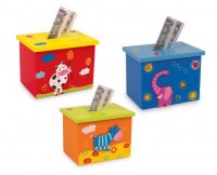 Lot de 3 Tirelires "Animaux"