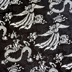 Tissu de brocart au broderie fine - Vente tissus en gros ou moyen quantité (G192)