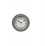 Pendule romance - horloge d 21,5 cm - gris