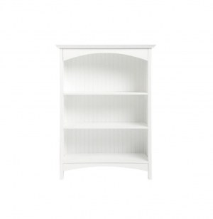 Bibliothèque 3 étages - 75 x 30 x 102 cm - blanc