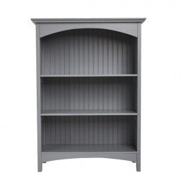Bibliothèque 3 étages - 75 x 30 x 102 cm - gris