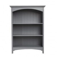 Bibliothèque 3 étages - 75 x 30 x 102 cm - gris