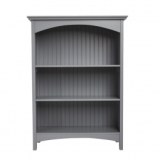 Bibliothèque 3 étages - 75 x 30 x 102 cm - gris