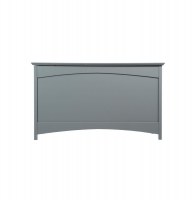 Coffre de rangement - 78 x 39 x 45 cm - gris