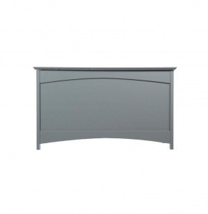 Coffre de rangement - 78 x 39 x 45 cm - gris
