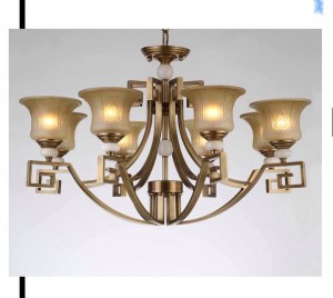 Liquidation chandelier pendant en cuivre 3/4/6 / 8 / 12/24 tete