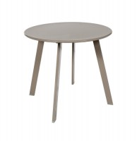 Petite table d'appoint "saona" - 50 x 45 cm - taupe