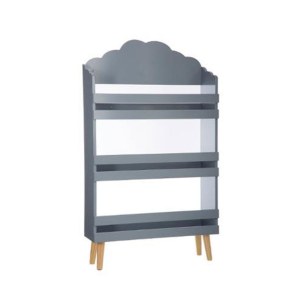 Bibliothèque nuage - l 58 cm x p 18 cm x h 100 cm - gris