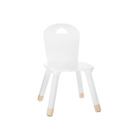 Chaise pour enfants - nuage - 28 x 50 x 28 cm - blanc