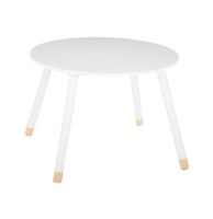 Table pour enfants - douceur - 60 x 60 x 43 cm - blanc