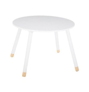 Table pour enfants - douceur - 60 x 60 x 43 cm - blanc