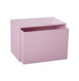 Coffre tiroir - 58 x 42 x 38 cm - rose