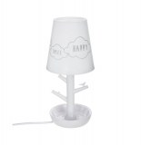 Lampe branches oiseaux - 14,3 x 14,3 x 32 cm - blanc