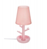 Lampe branches oiseaux - 14,3 x 14,3 x 32 cm - rose