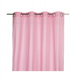 Rideau à 8 oeillets - 140 x 260 cm - rose
