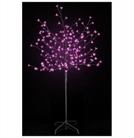 Arbre lumineux 200 leds - rose - 150 cm - décoration de no Ğl