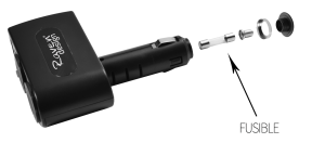 CHARGEUR ALLUME CIGARE PUISSANT HYBRIDE 12V X2 + USB X2