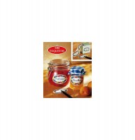 Etiquette ovale décorée pour pots de confiture - lot de 100