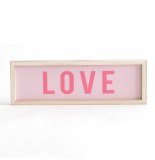 Décoration lumineuse - "love" - rectangle