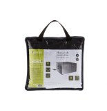 Housse de table carrée - l 165 cm x p 165 cm x h 80 cm - polyester -