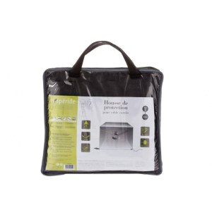 Housse de table carrée - l 105 cm x l 105 cm x h 80 cm - polyester -