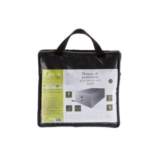 Housse de transat double - l 220 cm x p 145 cm x h 90 cm - polyester -