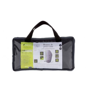 Housse grise pour parasol déporté taille s - 30 x 60 x 35/210 cm - p