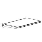 Niveau de tablette pour gondole