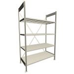 Gondole rack 4 niveaux