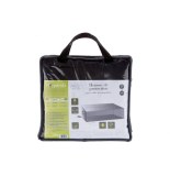 Housse de table rectangulaire l - 265 x 125 x 80 cm - polyester - gris