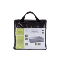 Housse de table rectangulaire l - 265 x 125 x 80 cm - polyester - gris