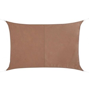 Toile solaire "curacao" - 200 x 300 cm - polyester - taupe
