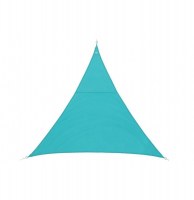 Toile solaire triangle "curacao" - 200 x 200 x 200 cm - polyester - bl