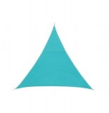 Toile solaire triangle "curacao" - 200 x 200 x 200 cm - polyester - bl