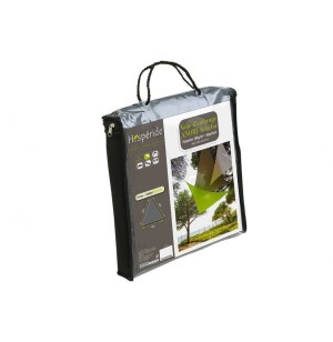 Toile solaire triangle "anori" - 400 x 400 x 400 cm - polyester - taup