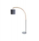 Lampadaire - elot - h 190 cm - gris